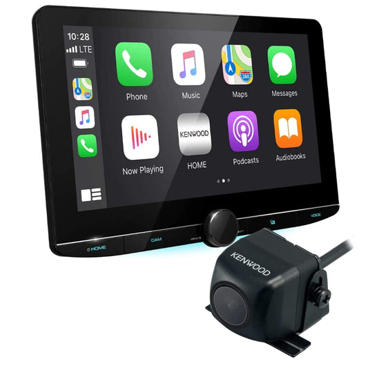 Kenwood DMX1057XR 10.1" Wireless Apple CarPlay Android Auto Car Stereo + CMOS-230 Camera