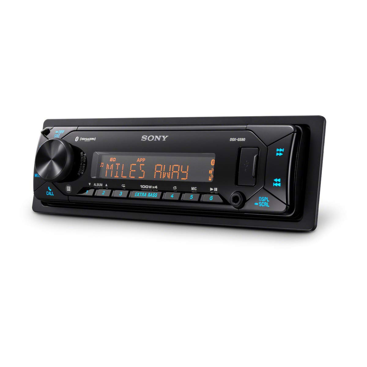 Sony DSX-GS80 GS Series High Power 45W X 4 Rms Digital Receiver | Bluetooth