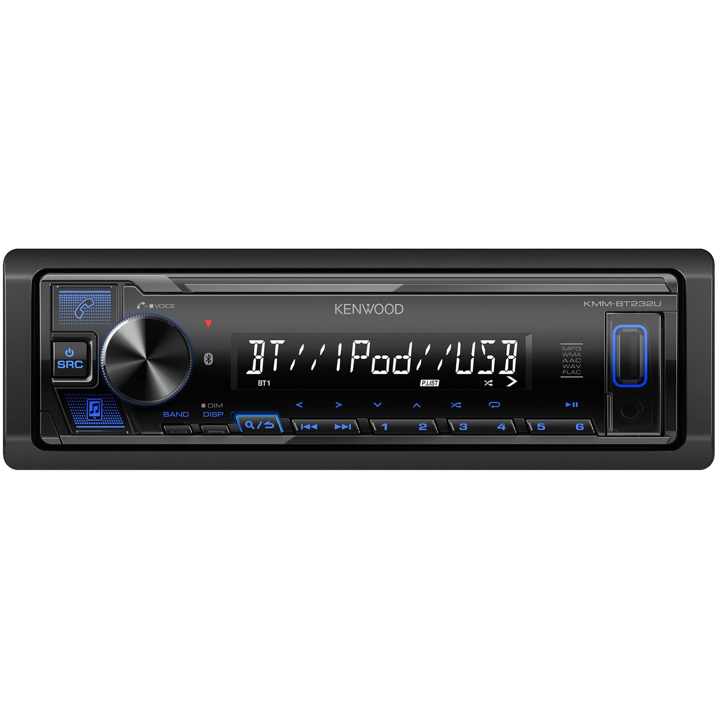 Kenwood KMM-BT232U AM FM USB AUX Bluetooth Car Stereo