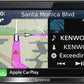 Kenwood DNR476S AM FM GPS Apple CarPlay Android Auto Car Stereo + CMOS-230LP Backup Camera