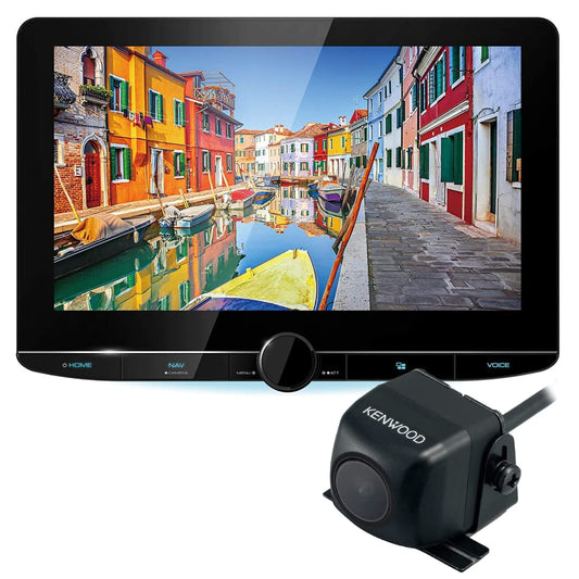 Kenwood DNR1007XR 10.1" Wireless Apple CarPlay Android Auto Car Stereo + CMOS-230 Backup Camera