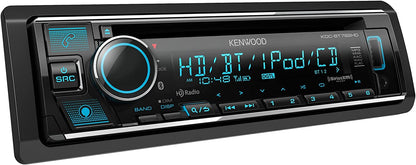 Kenwood KDC-BT782HD CD Receiver with Bluetooth, USB, HD Radio + SiriusXM SXV300V1 Satellite Radio Tuner