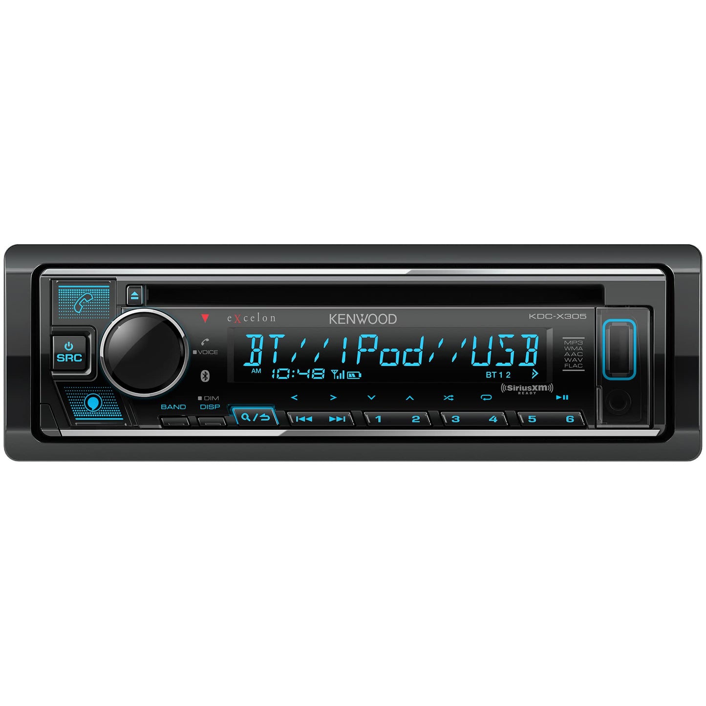 Kenwood KDC-X305 eXcelon AM FM CD Car Stereo Bluetooth | Amazon Alexa