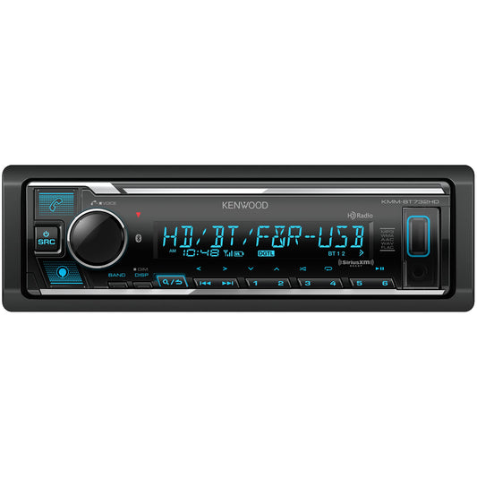 Kenwood KMM-BT732HD AM FM HD Bluetooth Car Stereo Supports Amazon Alexa