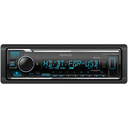 Kenwood KMM-BT732HD AM FM HD Bluetooth Car Stereo Supports Amazon Alexa