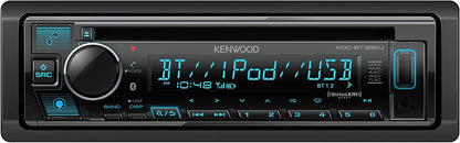 Kenwood KDC-BT382U AM FM CD USB AUX Bluetooth Car Stereo + SXV300V1 SiriusXM Satellite Tuner
