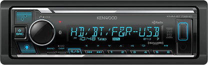 Kenwood KMM-BT732HD AM FM HD Bluetooth Car Stereo +SXV300V1 SiriusXM Satellite Tuner