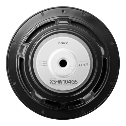 Sony XS-W104GS 10" GS Series Car Subwoofer – 1200W Peak, 300W RMS, Shallow-Mount High-Performance Bass