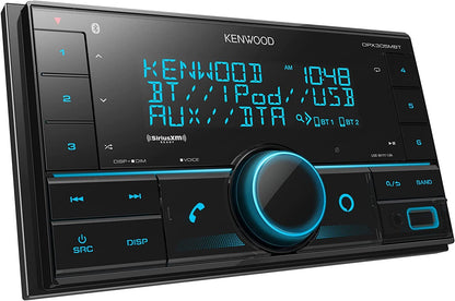 Kenwood DPX305MBT AM FM USB Digital Bluetooth Car Stereo + SXV300V1 SiriusXM Satellite Tuner