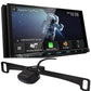 Kenwood DDX9707S 6.95" DVD Car Stereo- Wireless Apple CarPlay, Android Auto + CMOS-230LP Backup Camera