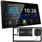 Kenwood DDX57S 6.8" DVD Car Stereo- Apple CarPlay, Android Auto + SXV300V1 SiriusXM Satellite Tuner