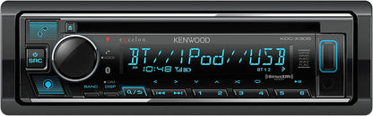 Kenwood eXcelon KDC-X305 AM FM CD Bluetooth Car Stereo + SXV300V1 SiriusXM Satellite Tuner