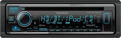 Kenwood KDC-BT782HD CD Receiver with Bluetooth, USB, HD Radio + SiriusXM SXV300V1 Satellite Radio Tuner