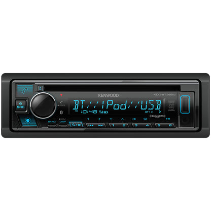 Kenwood KDC-BT382U Bluetooth CD Receiver (Front USB/AUX, 13-Band EQ, 3 Preouts, Variable Illumination)