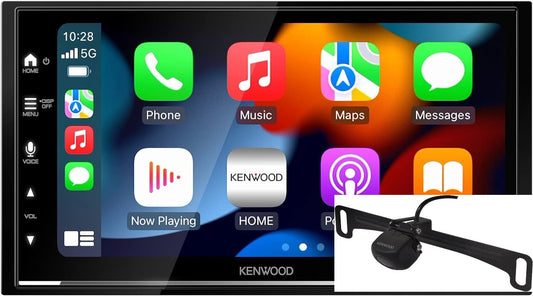 Kenwood DMX8709S 6.8" Touch Screen Car Stereo-Wireless Apple CarPlay, Android Auto + CMOS-230LP Backup Camera