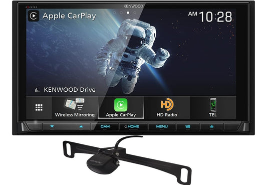 Kenwood DDX9907XR 6.8" DVD Car Stereo- Wireless Apple CarPlay, Android Auto + CMOS-230LP Backup Camera