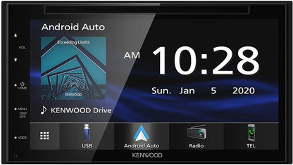 Kenwood DDX5707S 6.8″ CD/DVD Multimedia Receiver with Apple CarPlay, Android Auto, HD Radio + CMOS-230 Low-Profile Backup Camera