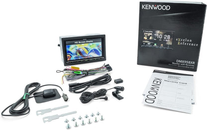 Kenwood eXcelon DMX958XR 6.8″ Digital Multimedia Receiver with Wireless CarPlay, Android Auto, HD Radio + CMOS-230LP Backup Camera