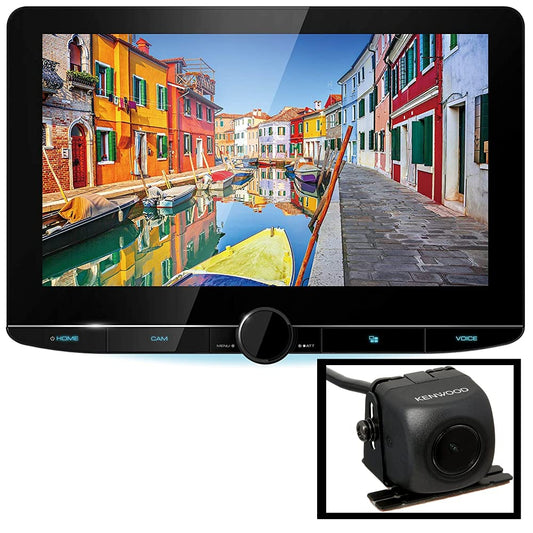 Kenwood DMX1057XR 10.1" Wireless Apple CarPlay Android Auto Car Stereo + CMOS-130 Camera
