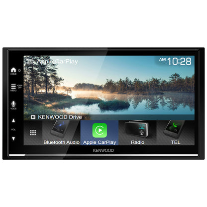 Kenwood DMX8709S 6.8" Touchscreen AM FM WiFi Bluetooth Car Stereo- Wireless Apple CarPlay, Android Auto