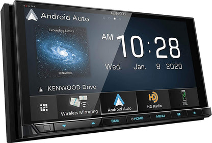 Kenwood eXcelon DDX9907XR 6.8" DVD Car Stereo- Wireless Apple CarPlay, Android Auto + CMOS-230 Backup Camera