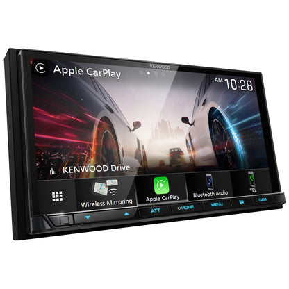 Kenwood DMX9708S 6.95" AM FM HD Bluetooth Car Stereo Wireless CarPlay Android Auto, Maestro Compatible