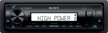 Sony DSX-M80 High-Power Marine & Car Digital Media Receiver – 45W x 4 RMS, Bluetooth, Waterproof, Sat-Ready