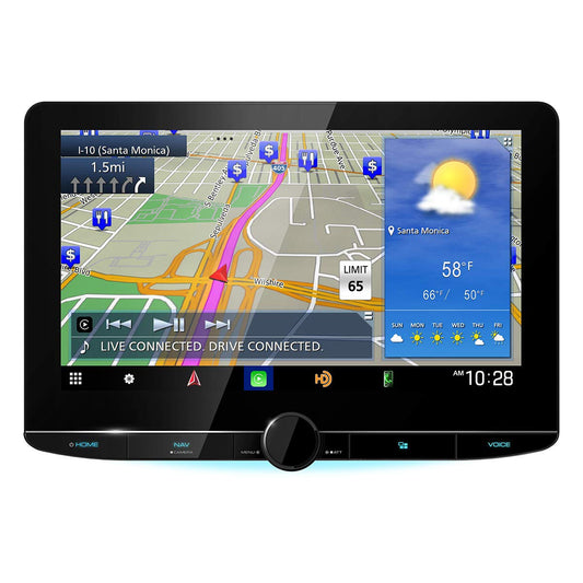 Kenwood DNR1007XR 10.1" AM FM Wireless Apple CarPlay Android Auto Car Stereo Garmin Navigation
