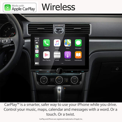 Kenwood eXcelon DNR1007XR 10.1" AM FM Wireless Apple CarPlay Android Auto Car Stereo Garmin Navigation