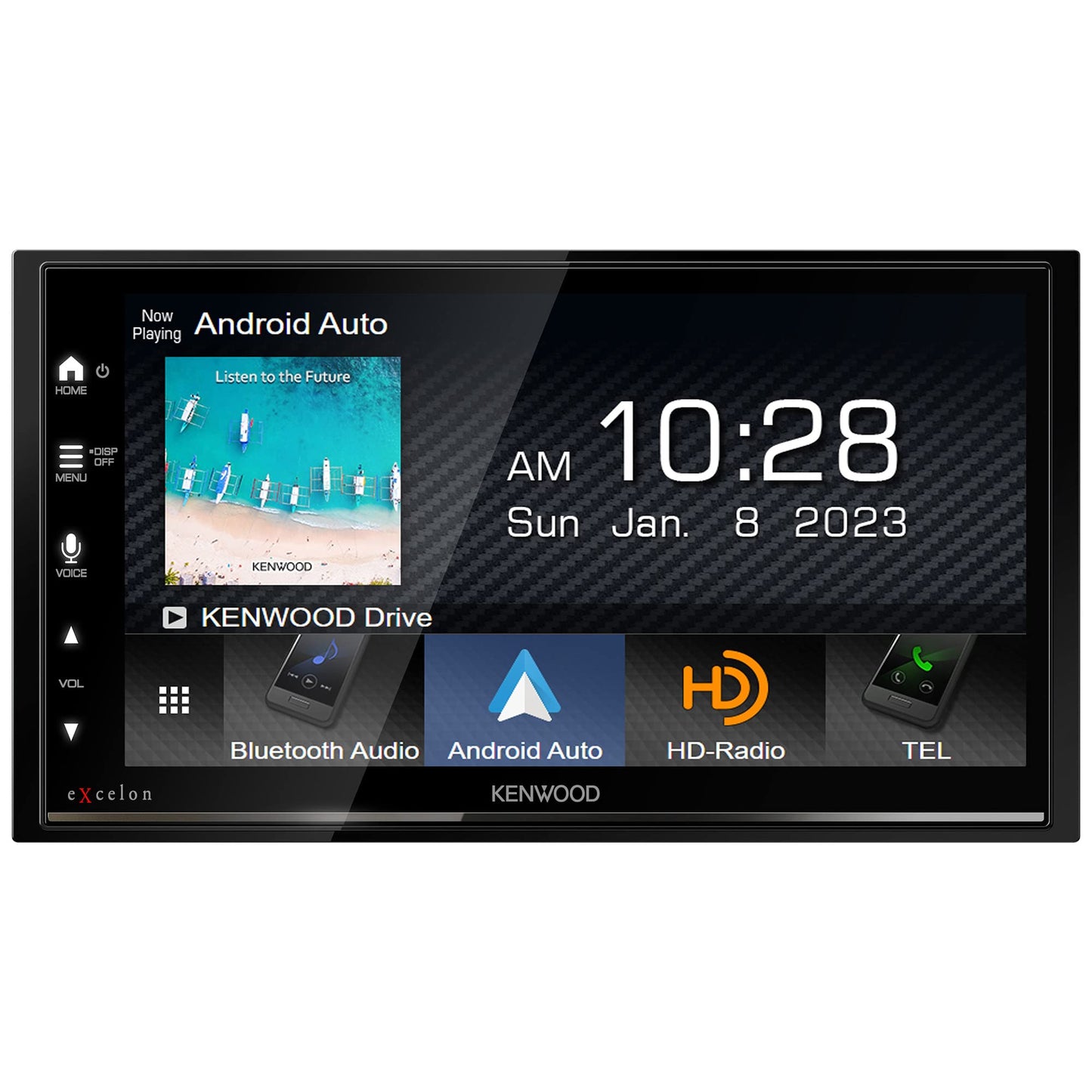 KENWOOD eXcelon DMX709S 6.95" Screen Stereo, CarPlay, Android Auto, Bluetooth