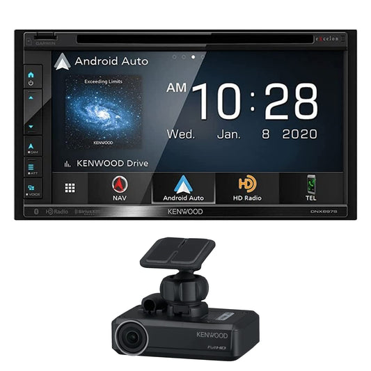 Kenwood DNX697S 6.8" Apple CarPlay Android Auto GPS Car Stereo  + DRV-N520 Dash Camera