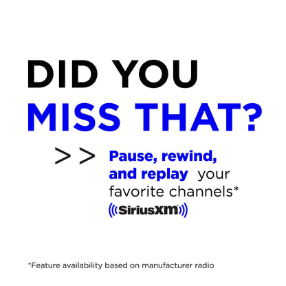 SiriusXM SXV300v1 Satellite Radio Vehicle Tuner, 1st 3 Months Free Subscription