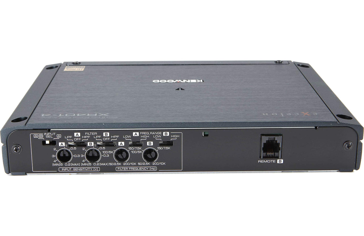 Kenwood XR401-4 eXcelon 400-Watt 4-Channel Amplifier