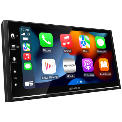 Kenwood DMX8709S 6.8" Touchscreen AM FM WiFi Bluetooth Car Stereo- Wireless Apple CarPlay, Android Auto
