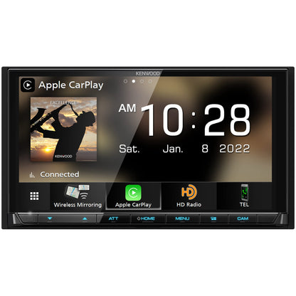 Kenwood eXcelon DMX958XR 6.8″ Digital Multimedia Receiver with Wireless Apple CarPlay, Android Auto, HD Radio & Maestro Integration