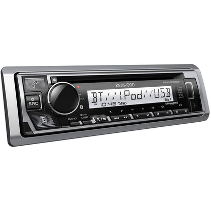 Kenwood KMR-D382BT Marine Boat Stereo - SDIN, Bluetooth , CD USB AM FM