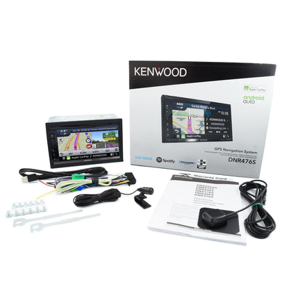 Kenwood DNR476S AM FM Bluetooth GPS Garmin Navigation Apple CarPlay Android Auto Car Stereo