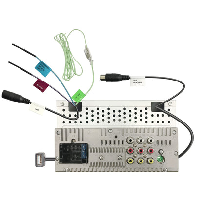 Kenwood DMX129BT 6.8" Touchscreen Mechless Car Stereo – Double-DIN, AM/FM, Bluetooth, Android USB Mirroring