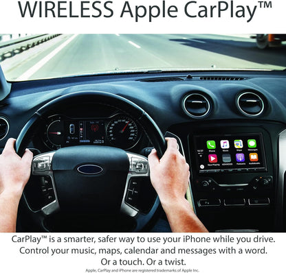 Kenwood eXcelon DDX9907XR 6.8" DVD Car Stereo- Wireless Apple CarPlay, Android Auto + CMOS-230LP Backup Camera