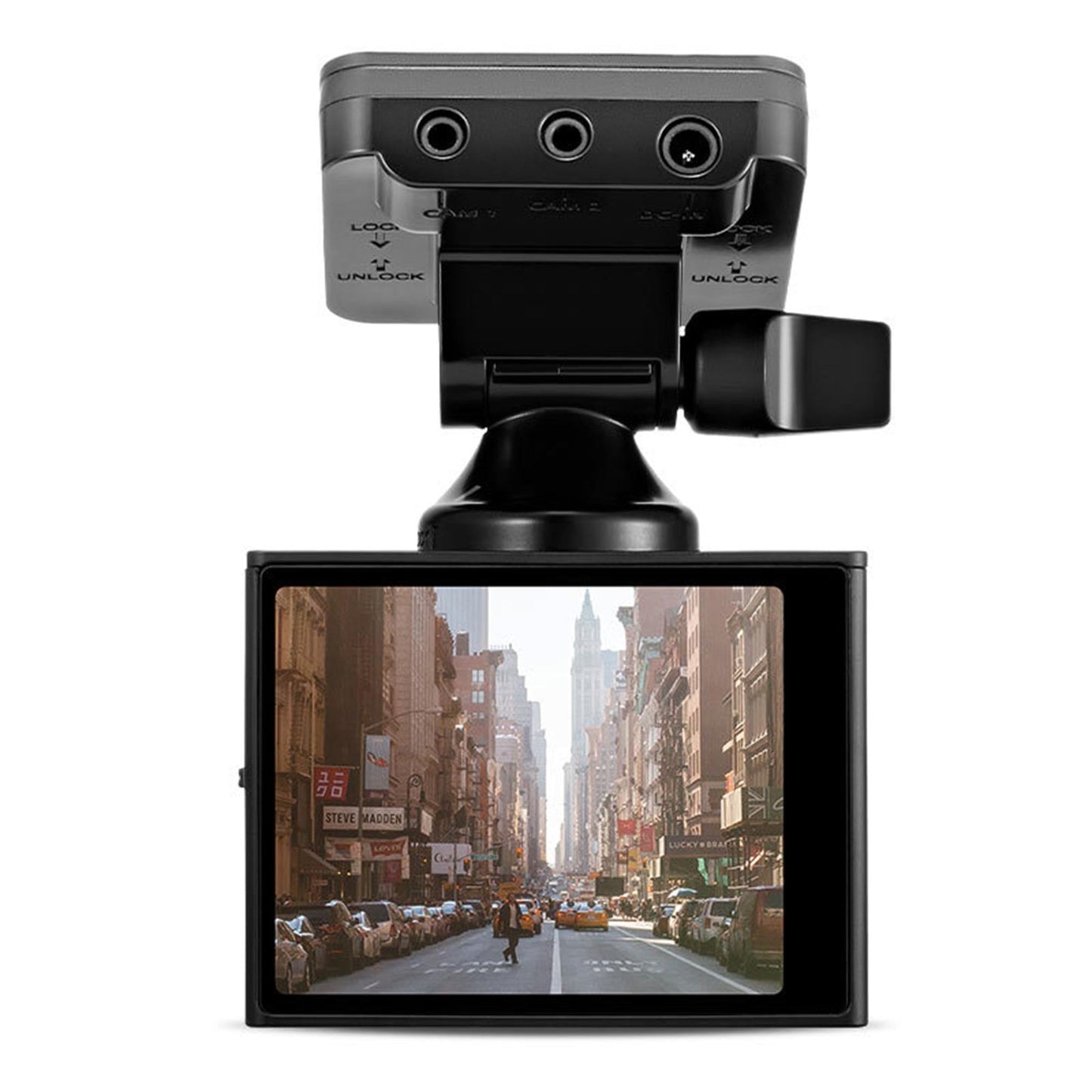 Momento MD-7205 2K QHD 3-Channel Front and Rear Dash Camera System