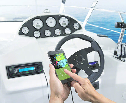 Sony MEX-M72BT Marine CD Bluetooth Receiver – Water Resistant, EXTRA BASS, Dual Bluetooth, SiriusXM Ready