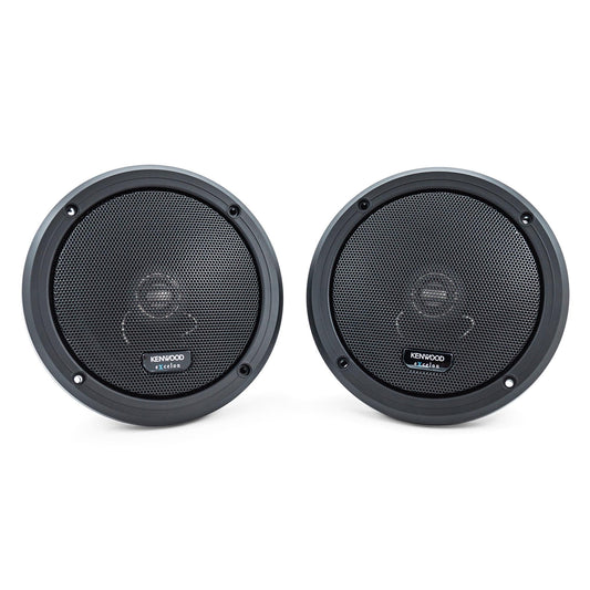 Kenwood Excelon XM65F Front Harley Davidson Motorcycle 6.5" 2-Way Coaxial Speakers