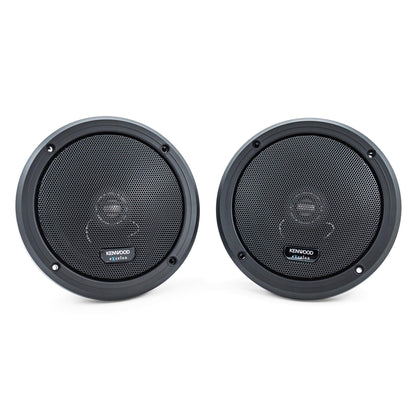 Kenwood eXcelon Excelon XM65F Front Harley Davidson Motorcycle 6.5" 2-Way Coaxial Speakers (Pair)