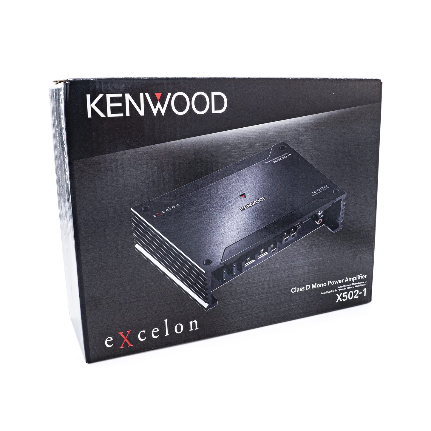 Kenwood X502-1 eXcelon 500-Watt @ 2 Ohms Class D Subwoofer Car Amplifier