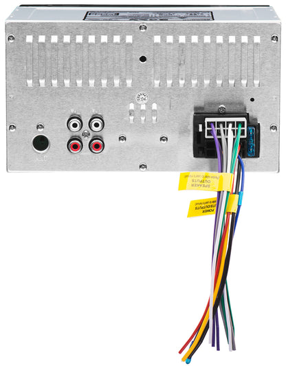 BOSS Audio 480BRGB Single-DIN Digital Media Receiver with Bluetooth & RGB Illumination